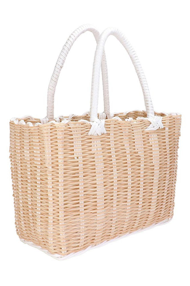 Basket Weave Tote Bag