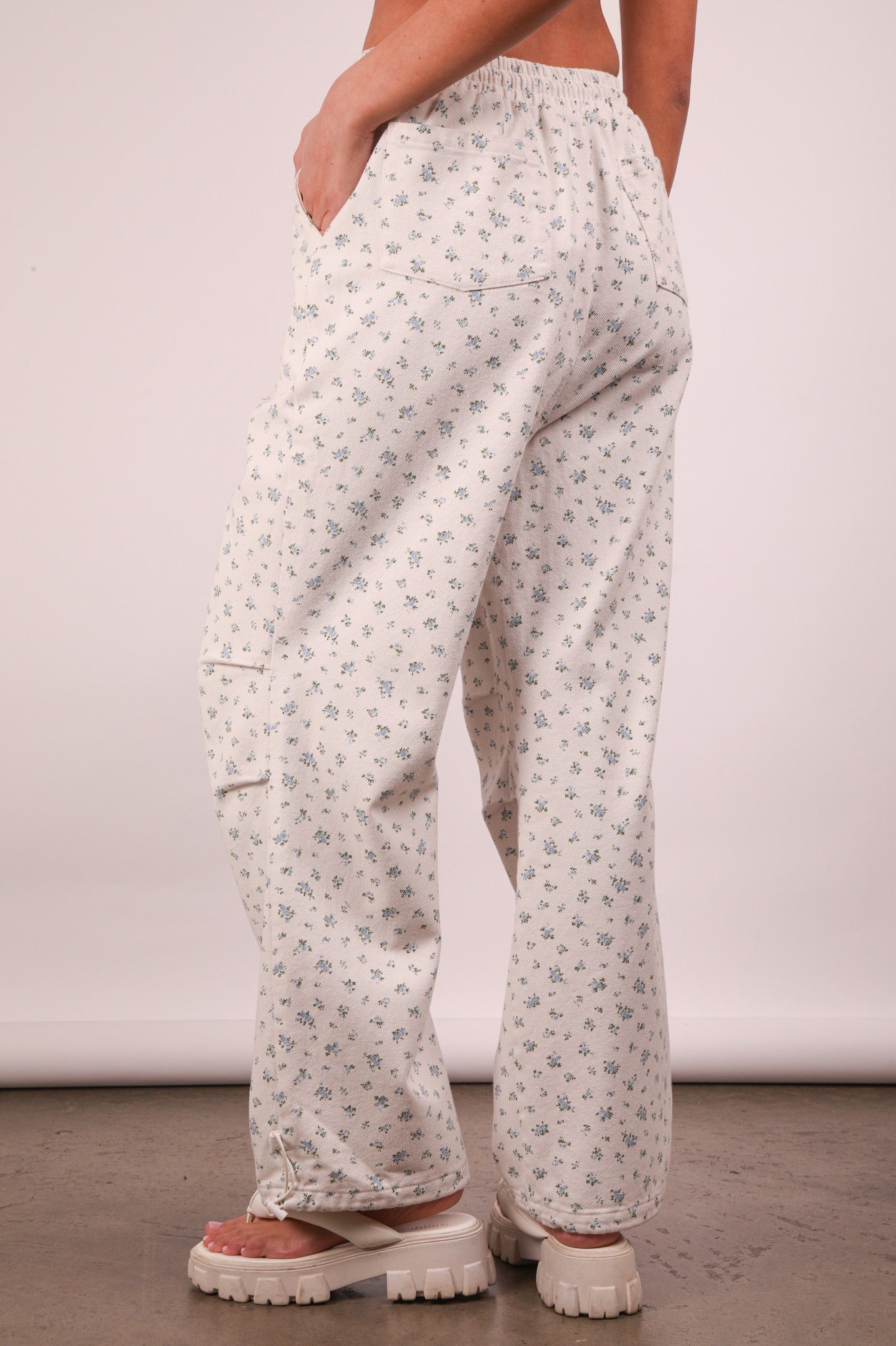 Floral Printed Pants