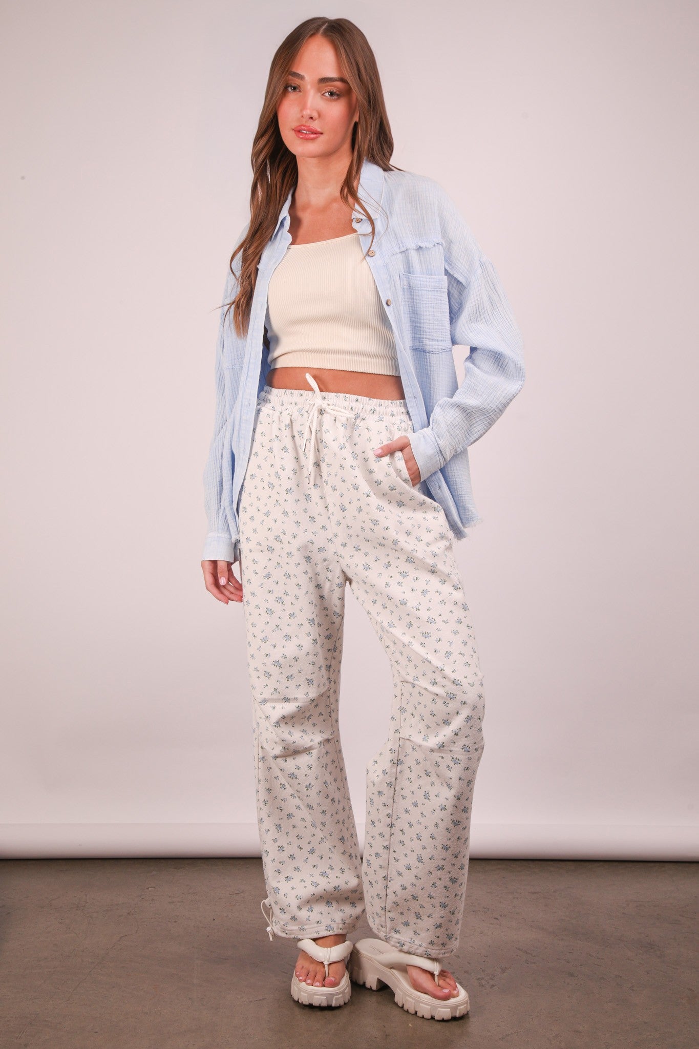 Floral Printed Pants