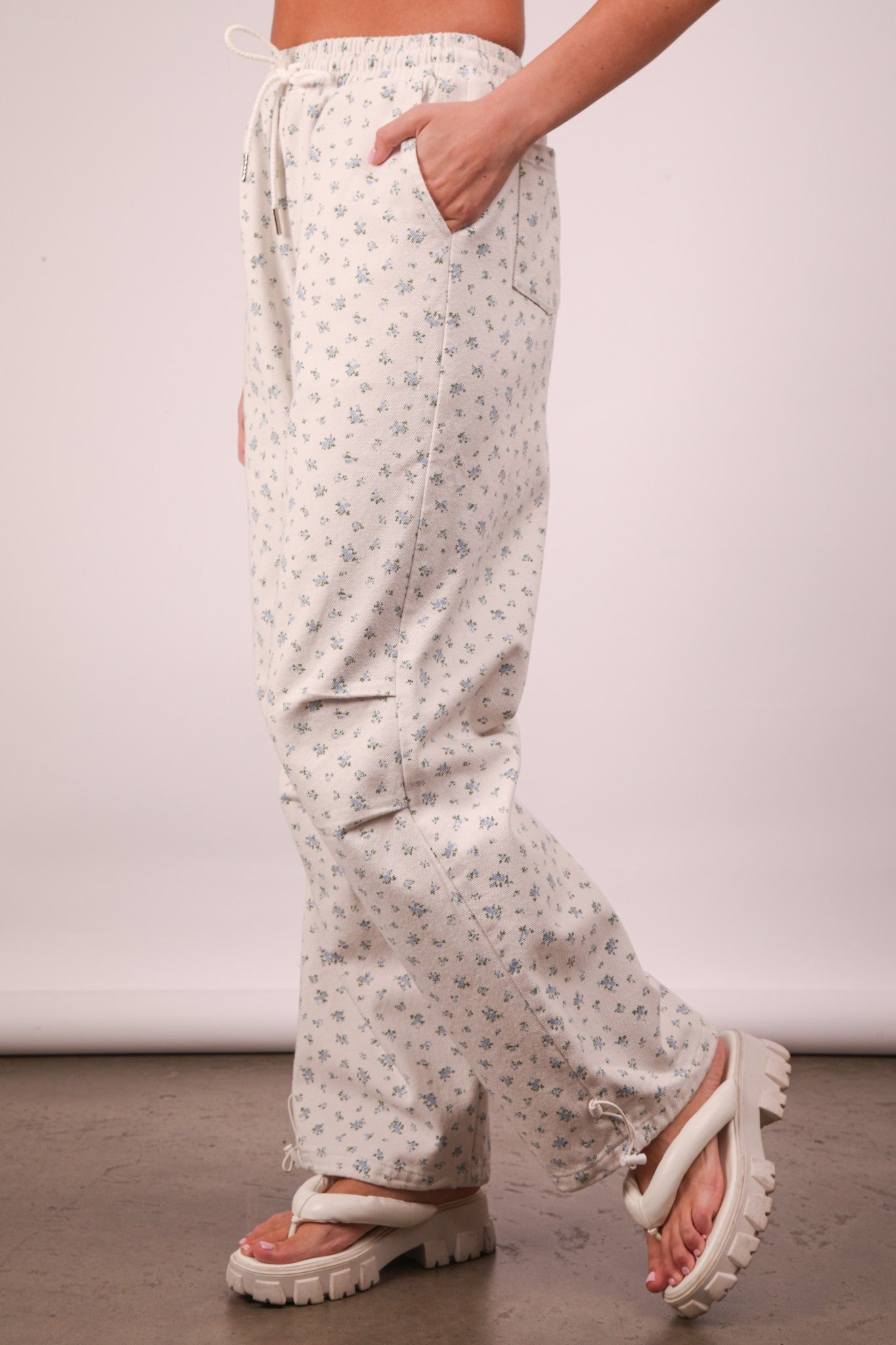 Floral Printed Pants