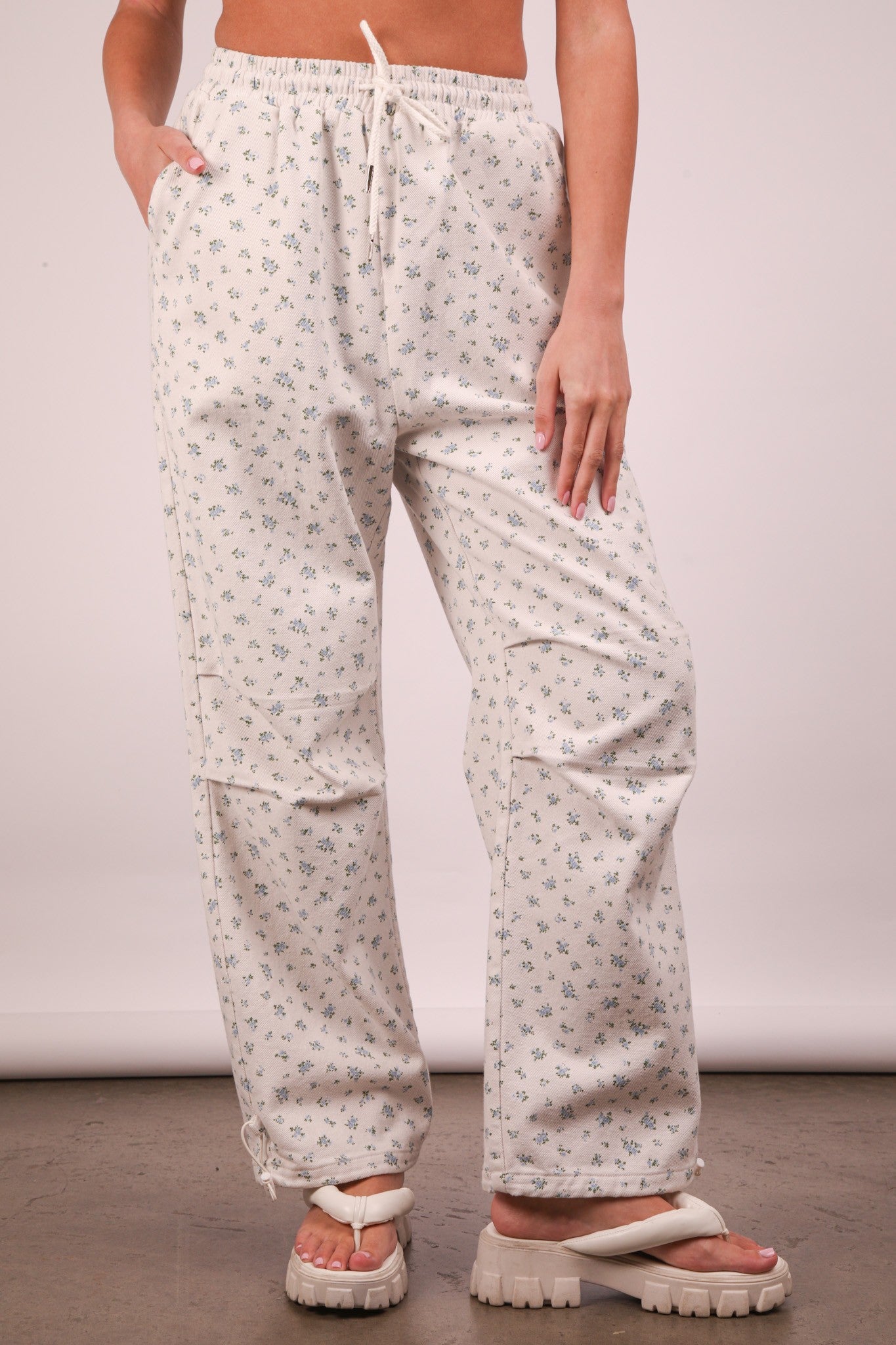Floral Printed Pants