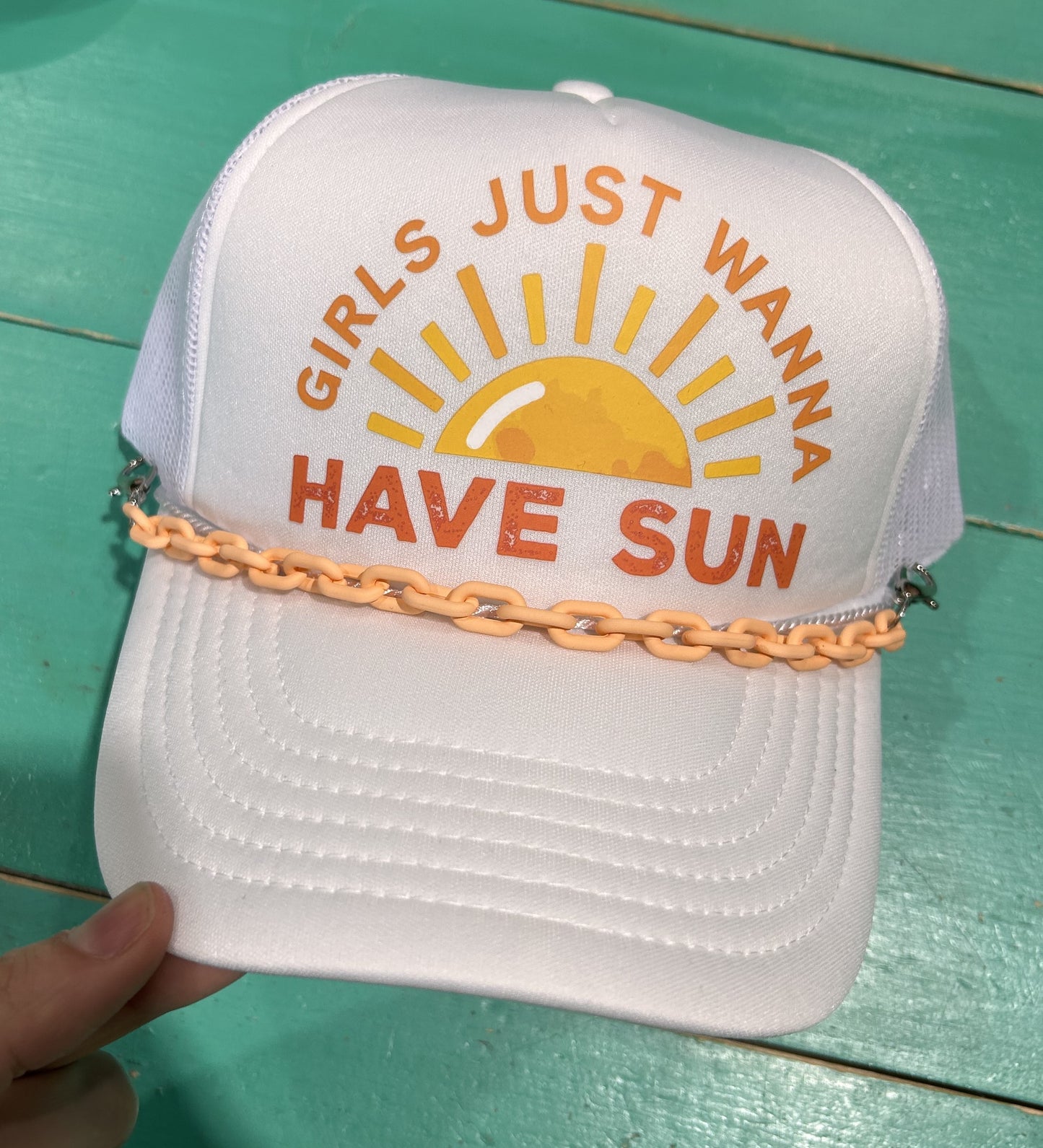 Girls Just Wanna Have Sun Trucker Hat