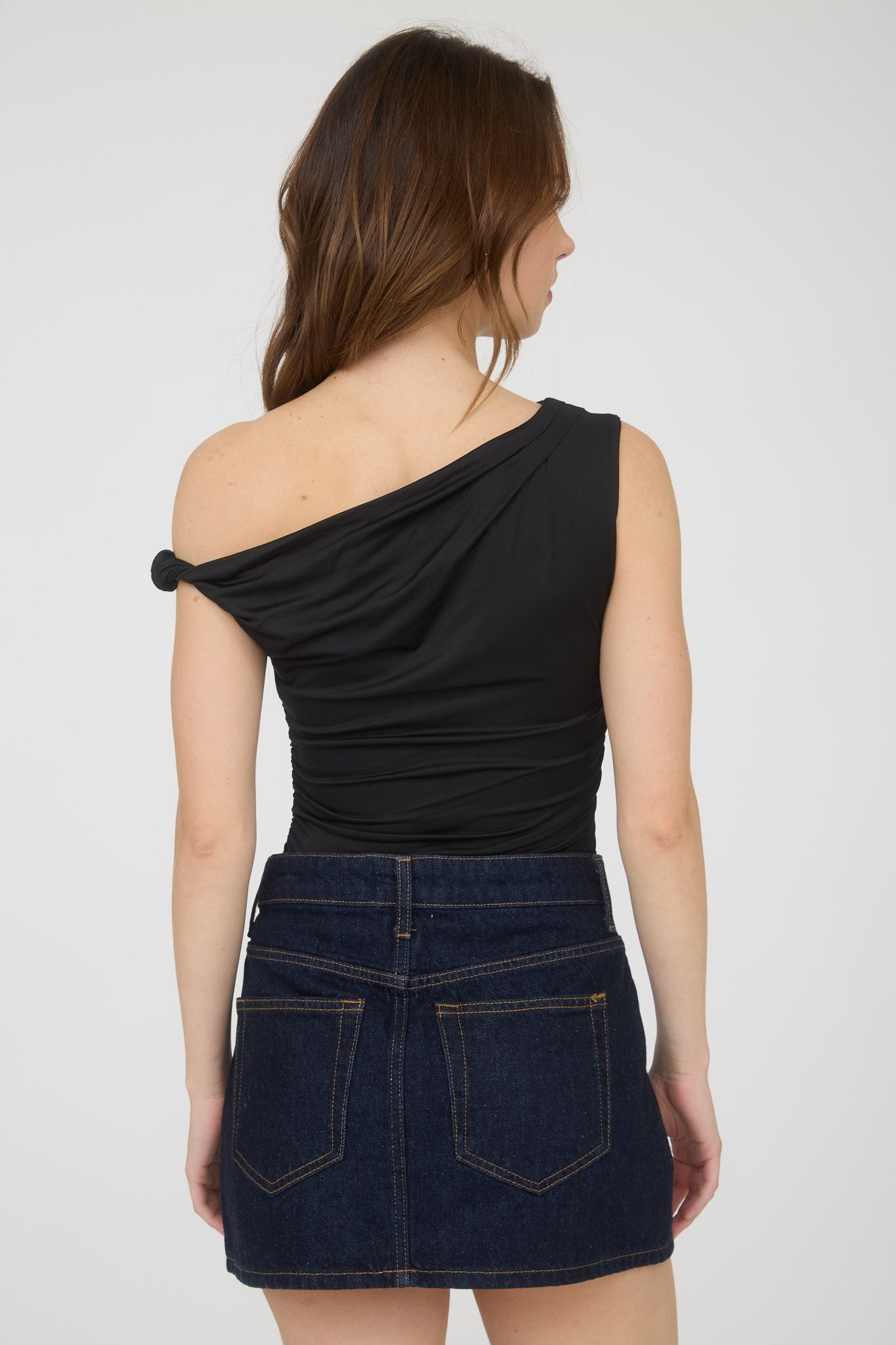 Night Out Off Shoulder Top-Black