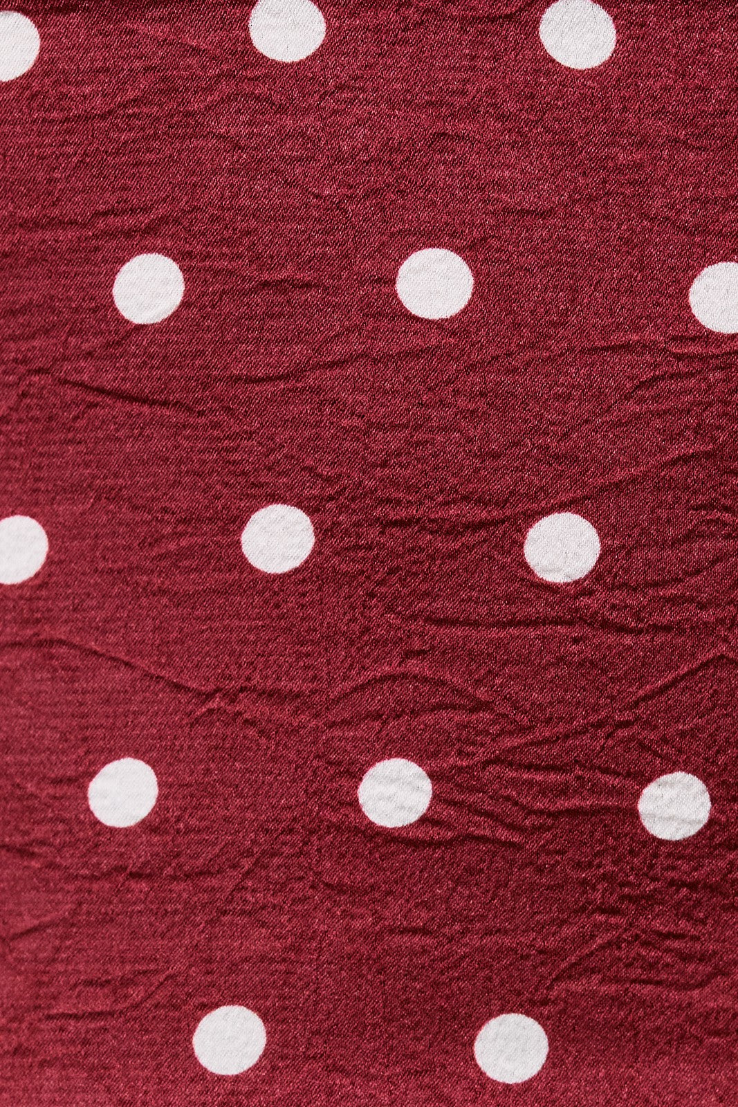 Maroon Polka Dot Top