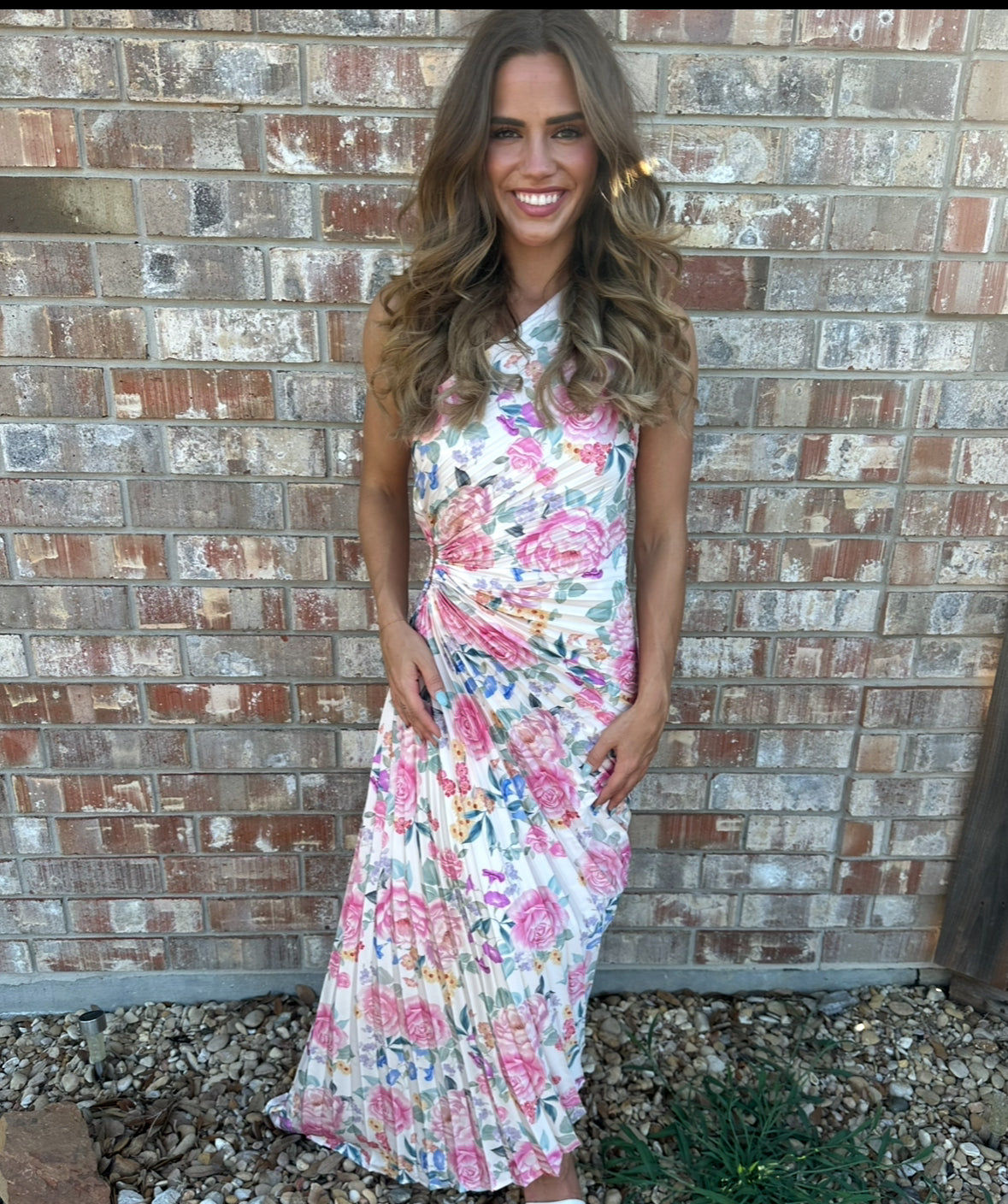 Ryleigh Pleated Maxi Dress