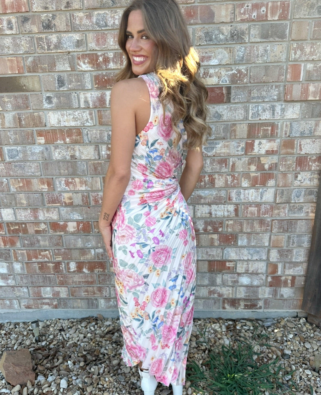 Ryleigh Pleated Maxi Dress