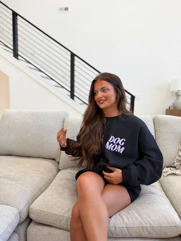Sorry I'm Late I didn't Want to Leave My Dog Graphic Crewneck