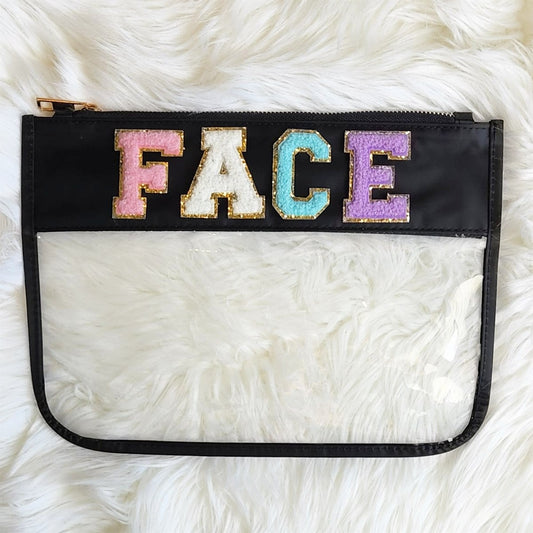 Face Varsity Letter Pouch