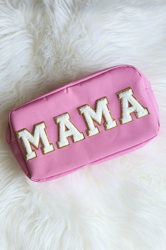 MAMA Varsity Letter Cosmetic Bag