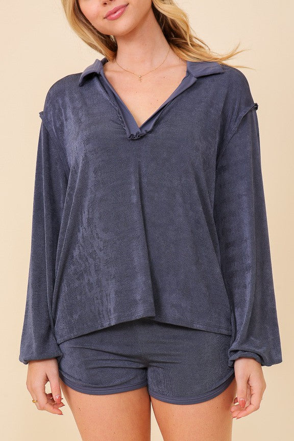 Midnight Blue Loungewear set