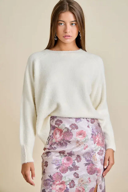 Mohair Basic Long Sleeve Sweater