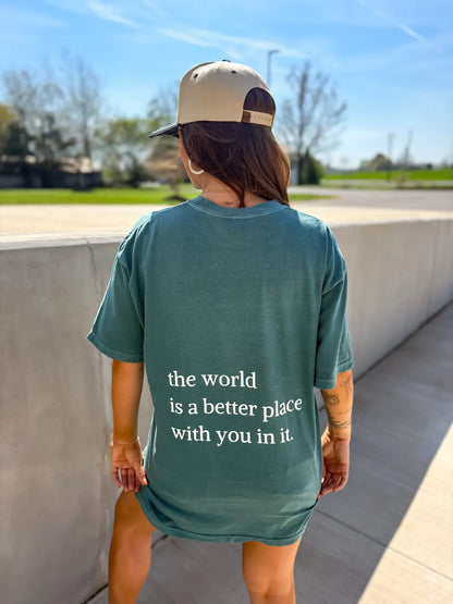 Better Place With You Puff Graphic Tee
