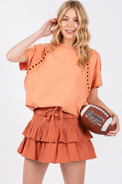 Game Day Tiered Mini Skirt