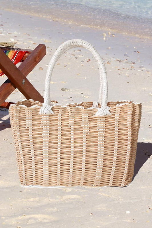 Basket Weave Tote Bag