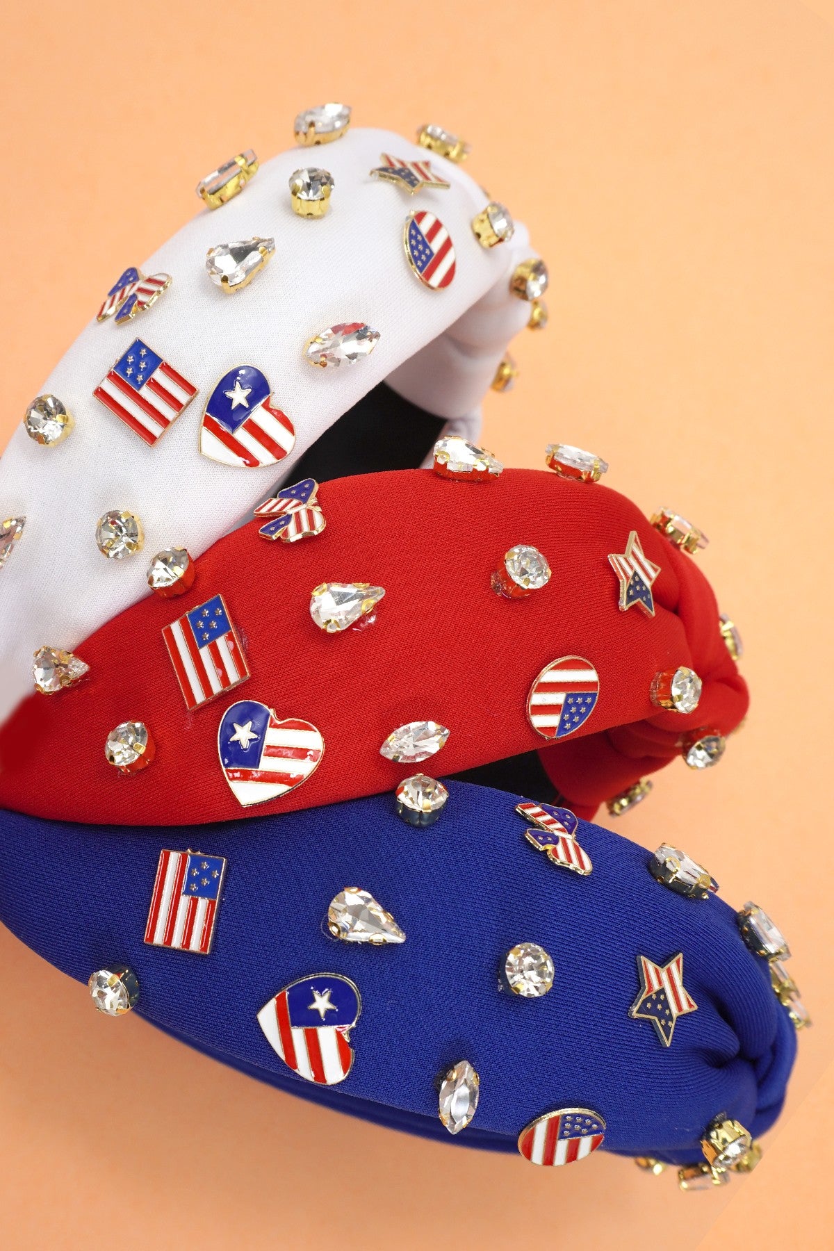 4th of July Rhinestone Headband