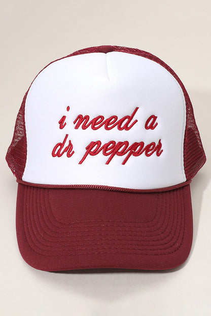 I need a Dr. Pepper trucker hat