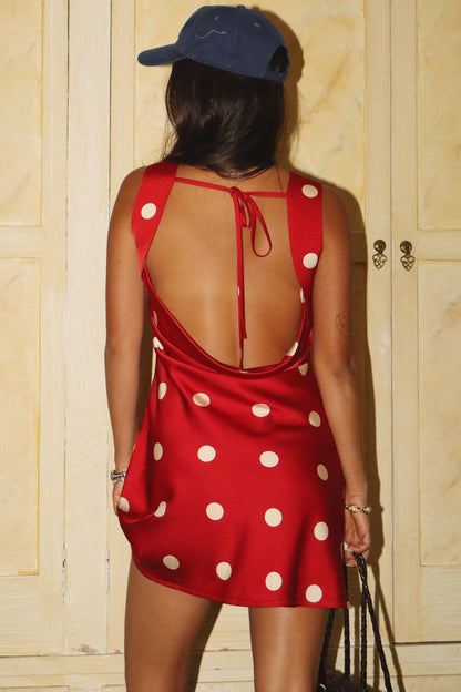 Show Stopper Red Mini Dress
