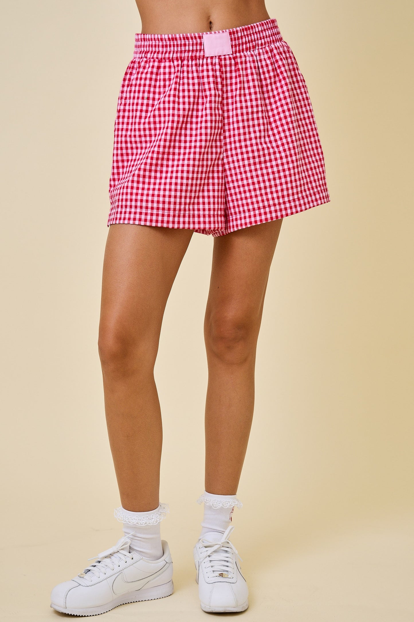Red Gingham Boxer Shorts