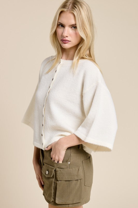 Haven Knit Short Sleeve Cardigan
