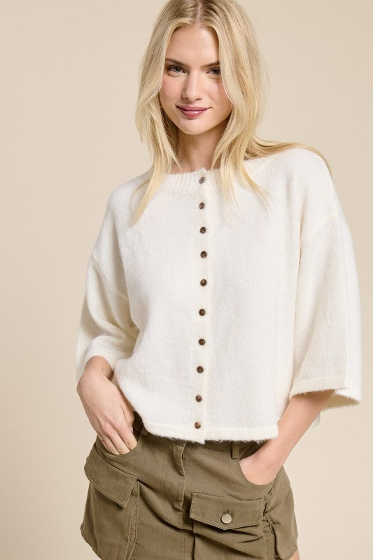 Haven Knit Short Sleeve Cardigan