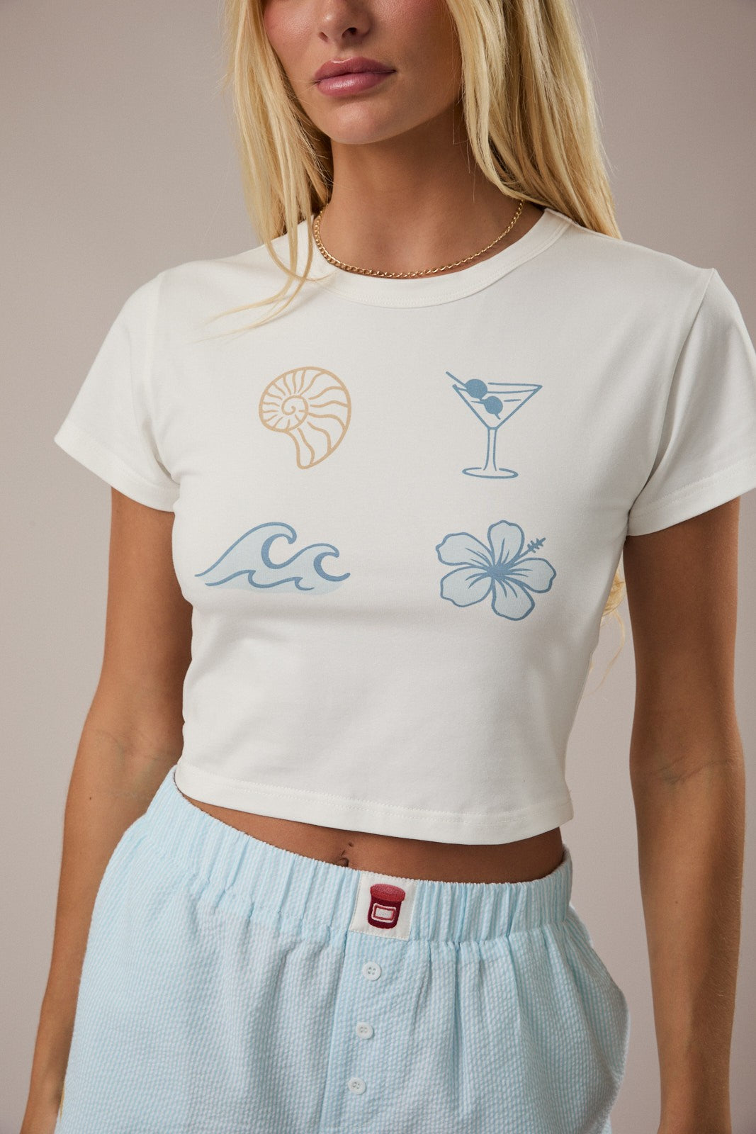 Sunny Days Beach Baby Tee