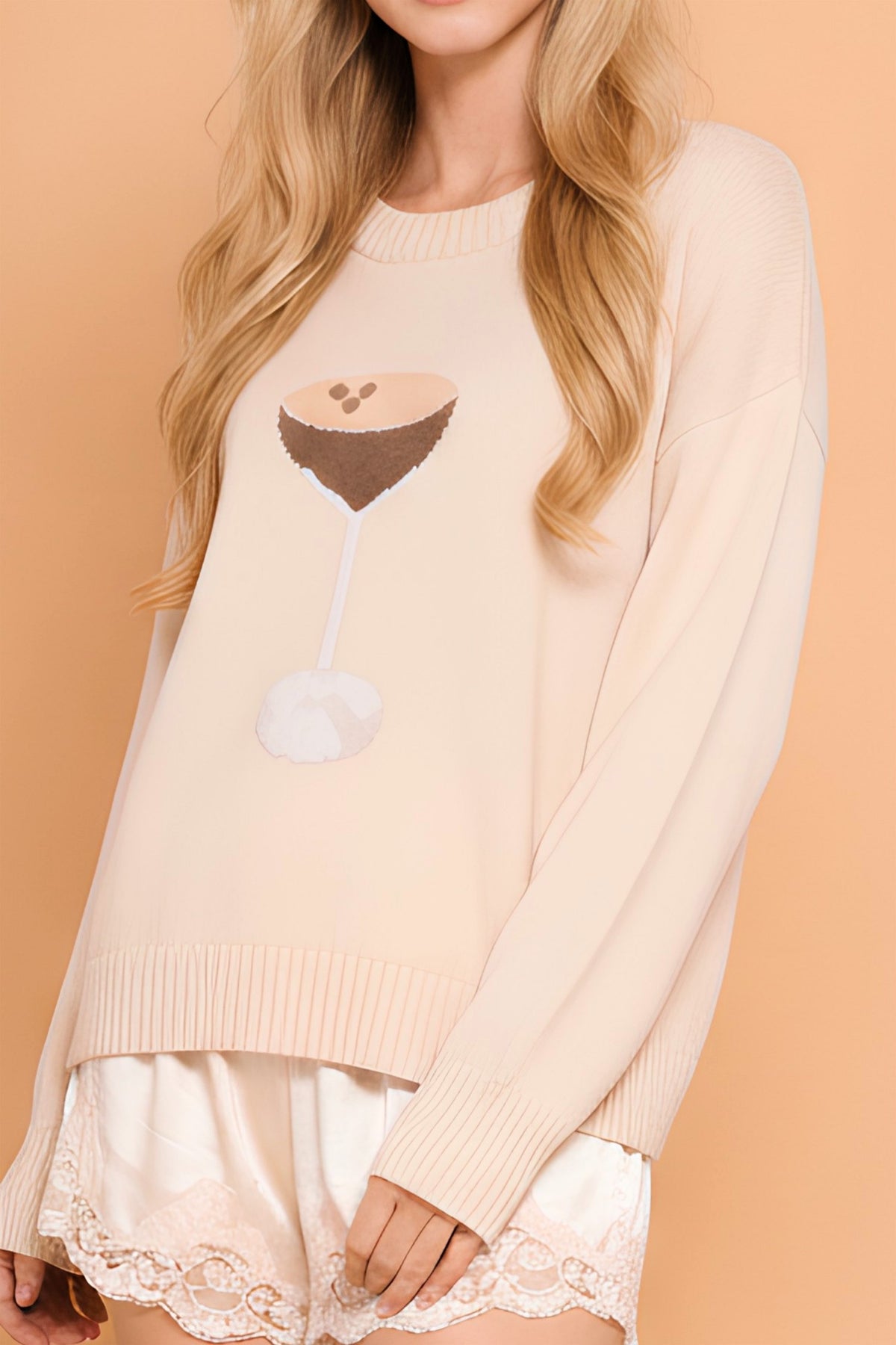 Espresso Martini Long Sleeve Sweater