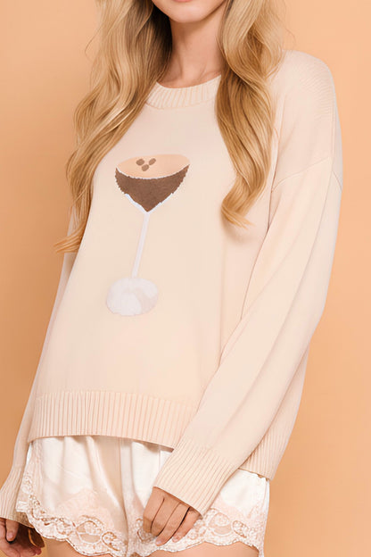 Espresso Martini Long Sleeve Sweater