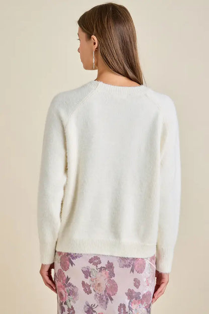 Mohair Basic Long Sleeve Sweater