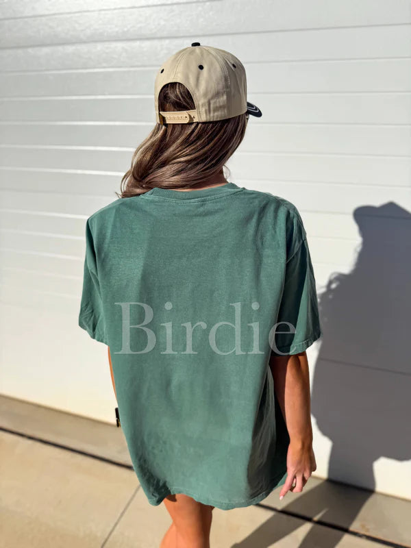 Margaritas and Tan Lines Graphic Tee on Light Green
