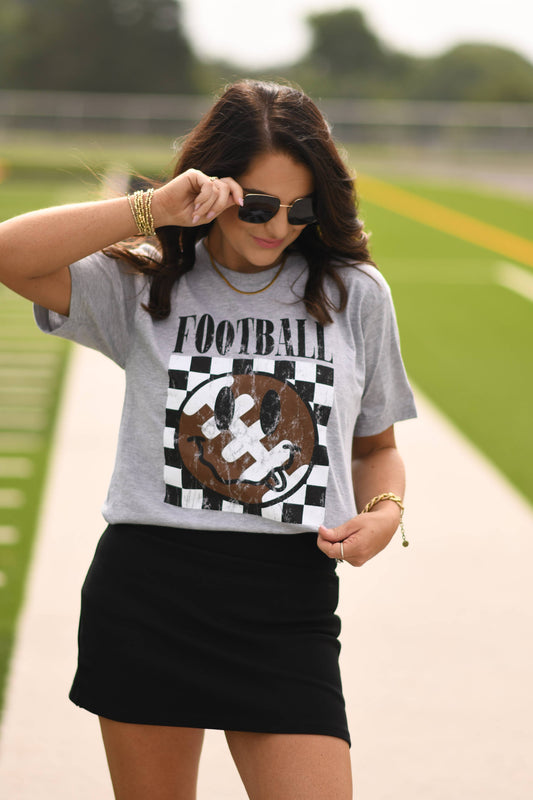 Football Checkered Smiley