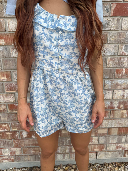 Summer Romper with bow straps