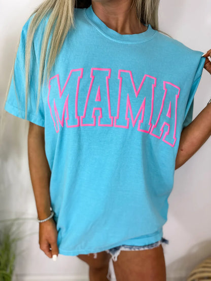 Mama Lagoon Blue Graphic Tee