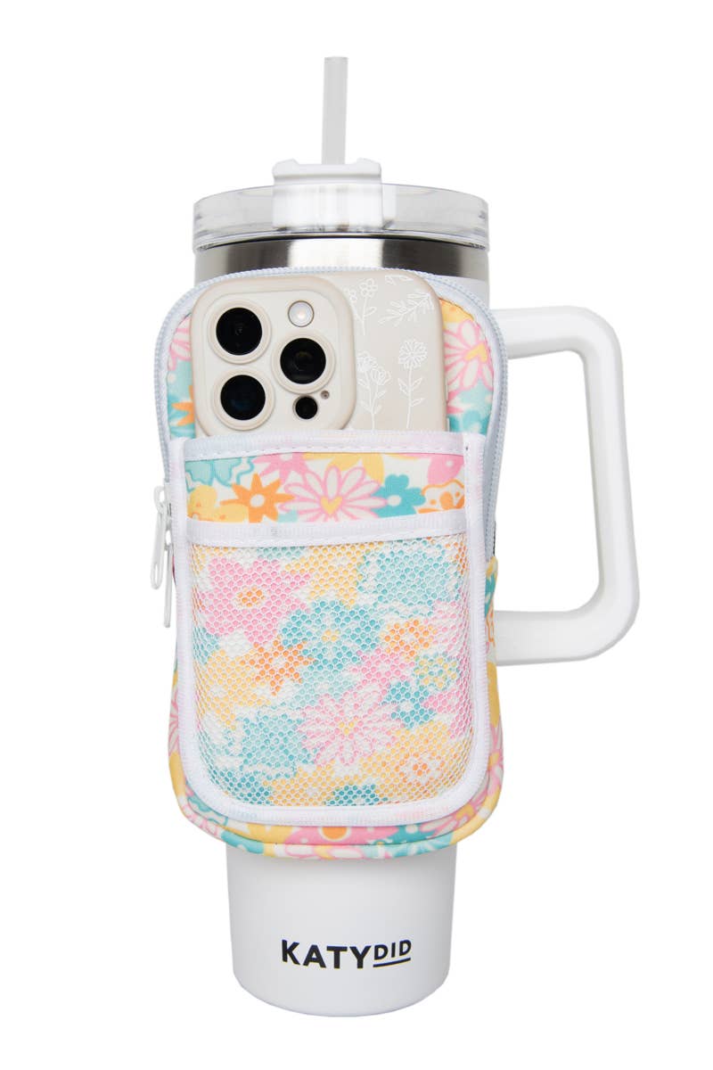 Spring Flowers Tumbler Pouch