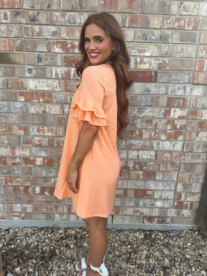 Mango French Terry Tee Shirt Dress