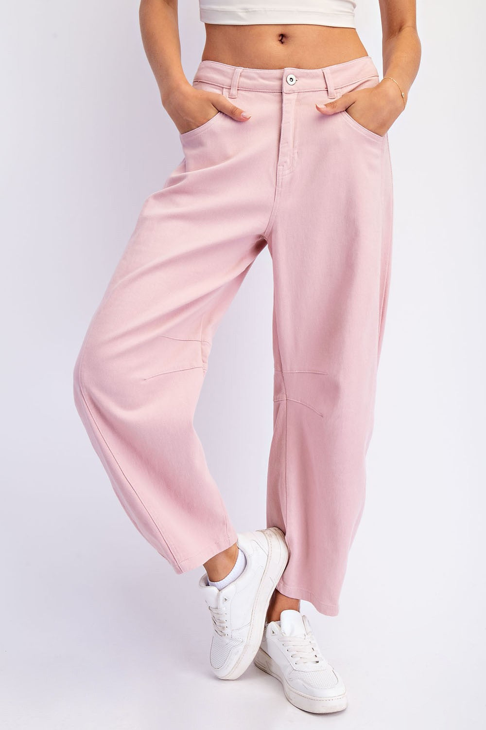 Pink Barrel Pants