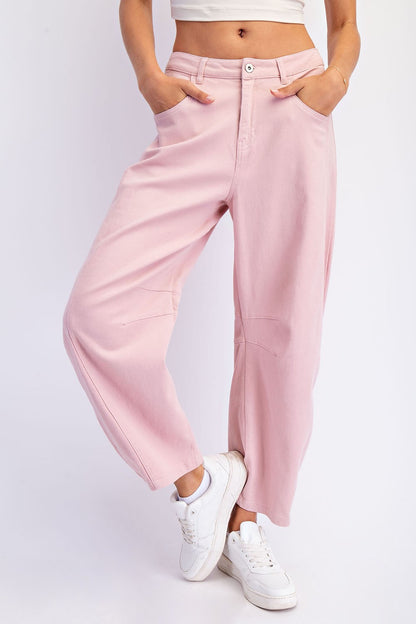Pink Barrel Pants