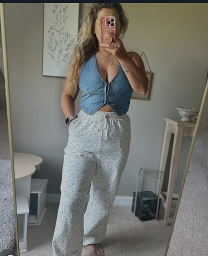 Floral Printed Pants