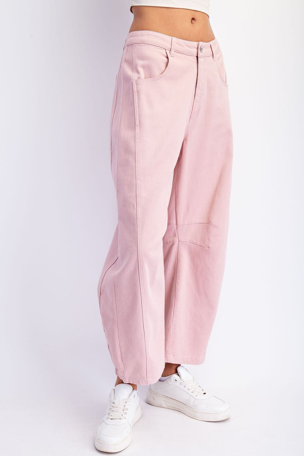 Pink Barrel Pants