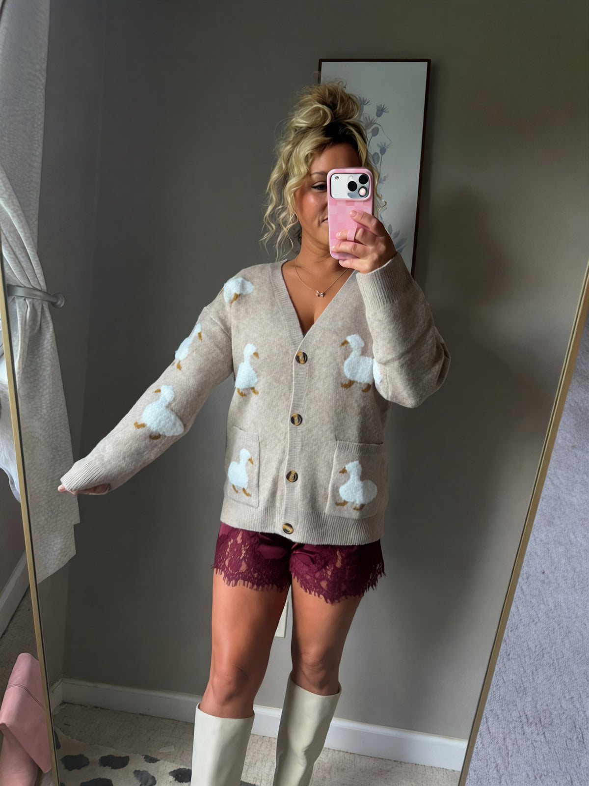 PRE ORDER RESTOCK 10/02 The Cozy Duckling Oversized Knit Cardigan