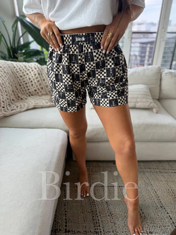 Boo Board Checkered Boxer Shorts