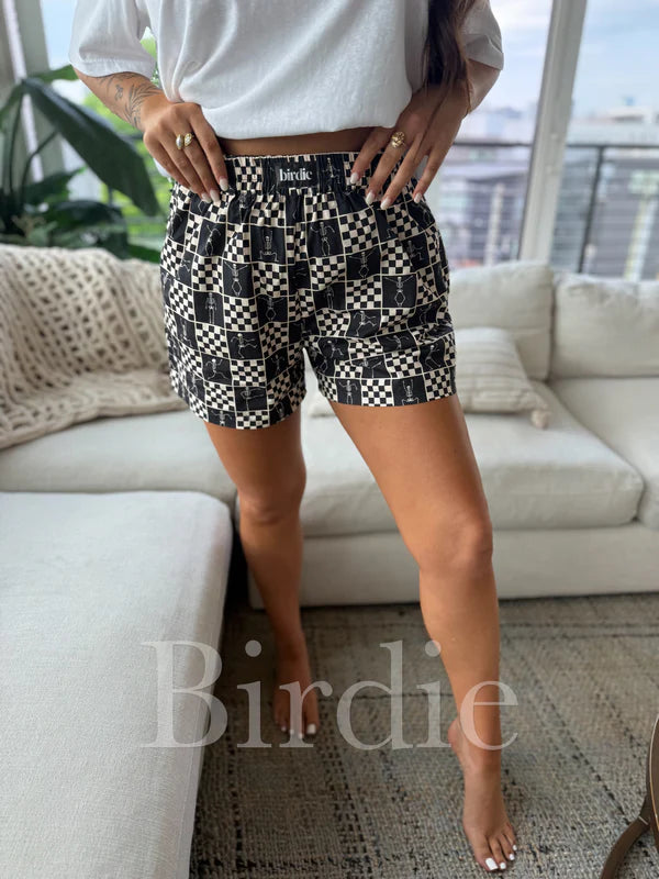 Boo Board Checkered Boxer Shorts