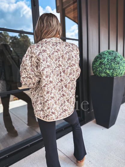 Cozy Cloud Jacket in Duck Camo