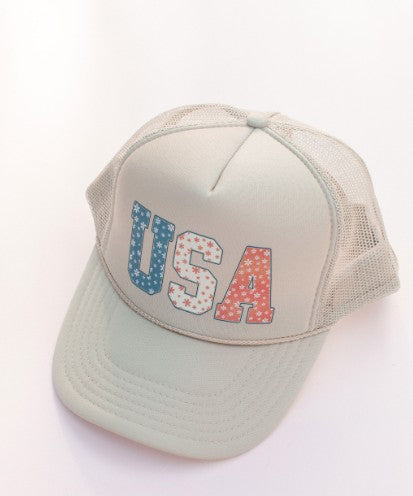 USA Retro Trucker Hat