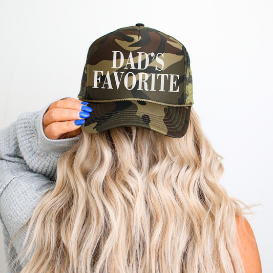 Dad's Favorite Trucker Hat