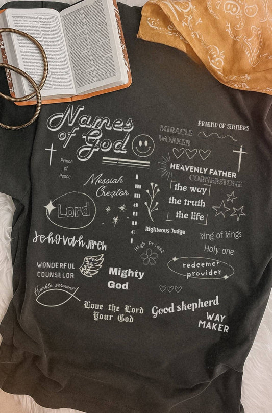 Names of God Faith Graphic Tee