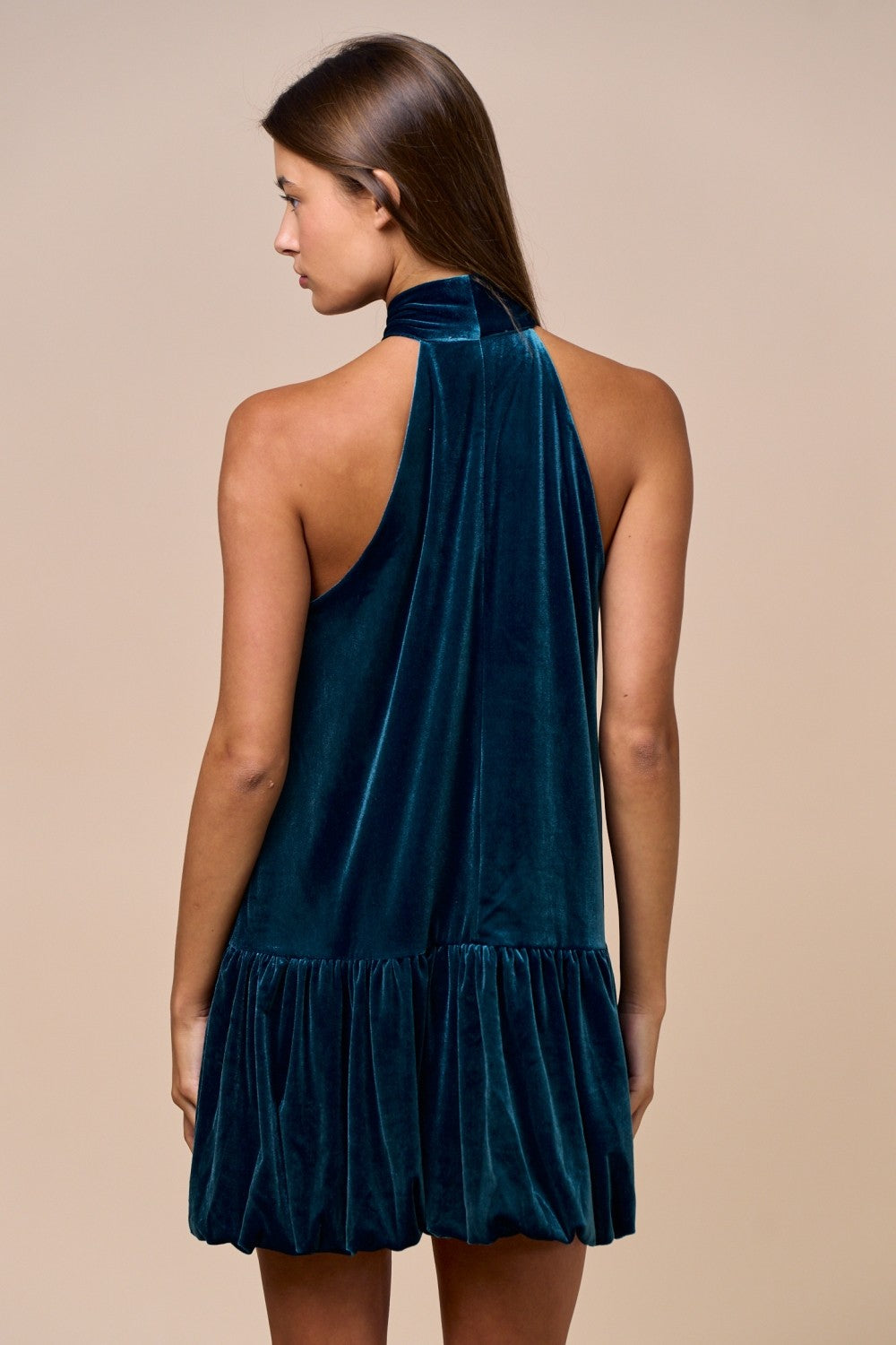 Very Velvet & Bright Mini Dress